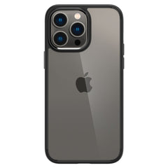 COPERTURA SPIGEN ULTRA HYBRID IPHONE 14 PRO NERO OPACO