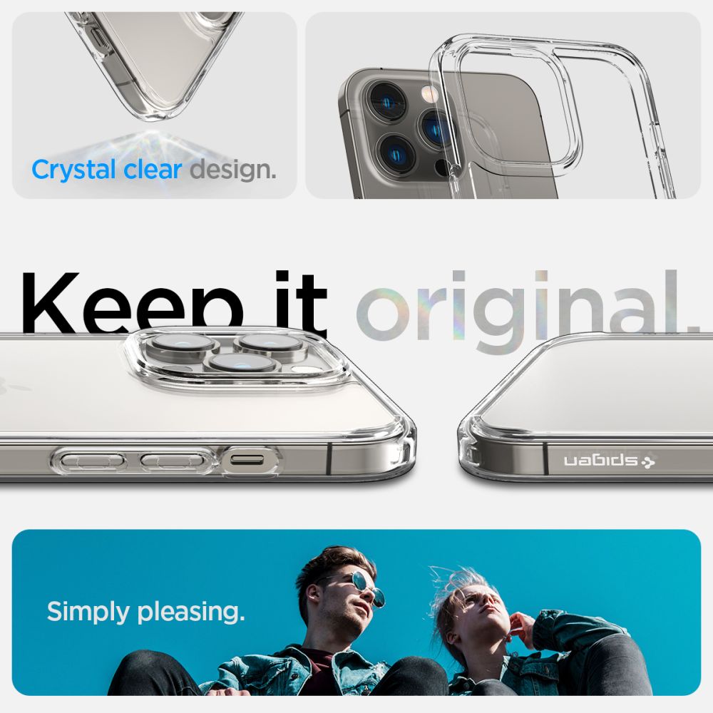 COPERTURA SPIGEN ULTRA HYBRID IPHONE 14 PRO MAX CRYSTAL CLEAR