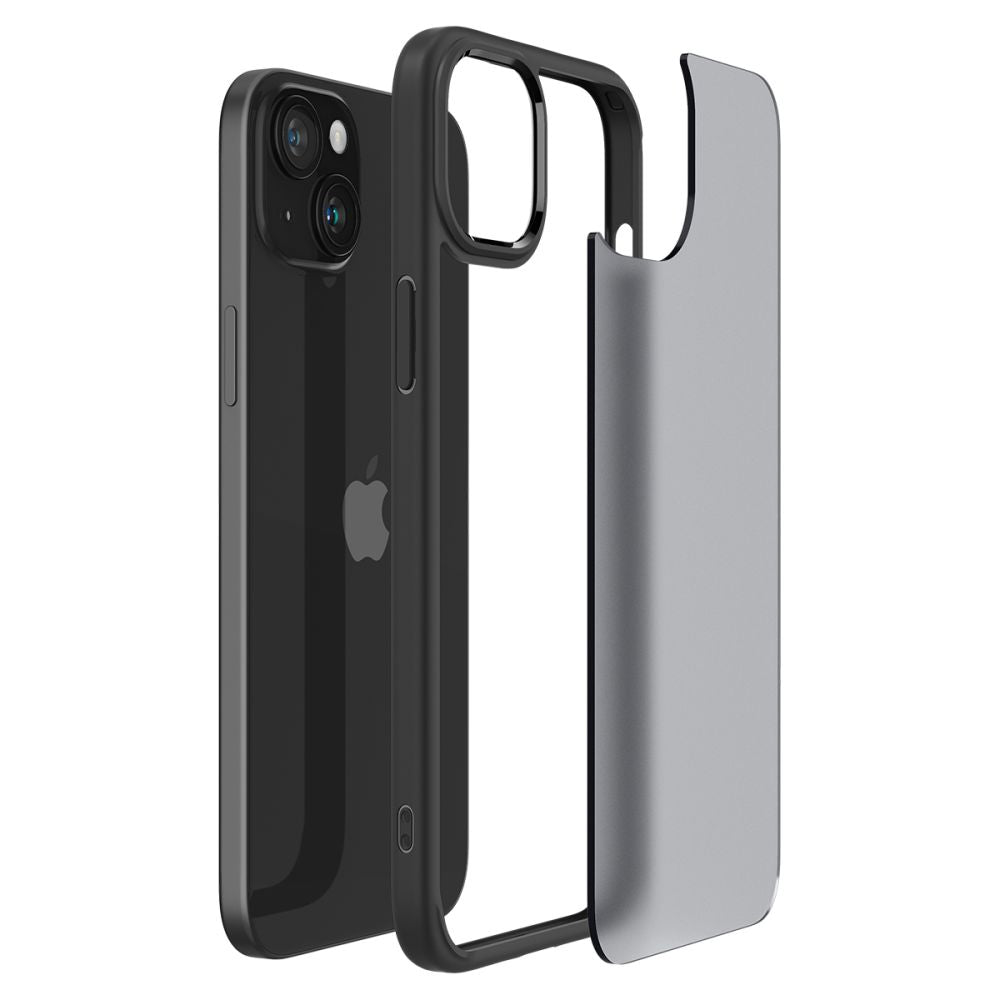 COPERTURA SPIGEN ULTRA HYBRID IPHONE 15 FROST BLACK
