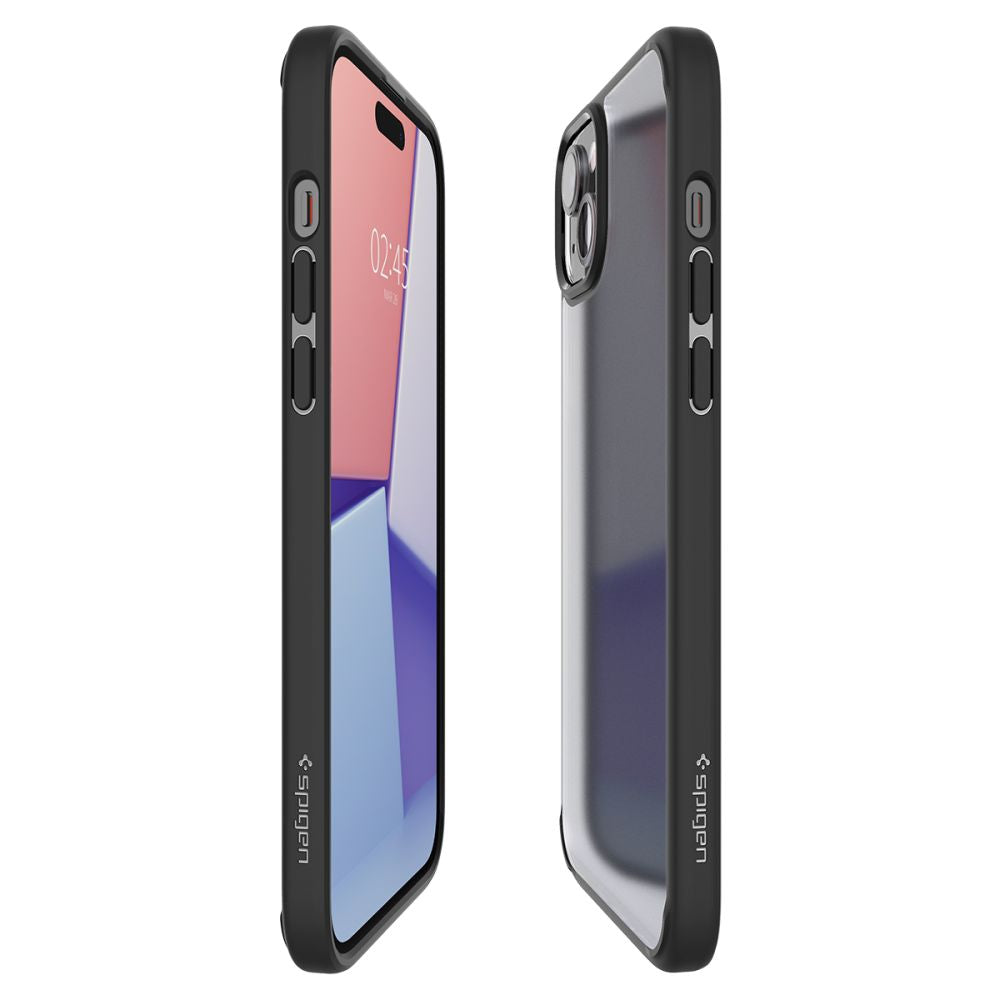 COPERTURA SPIGEN ULTRA HYBRID IPHONE 15 FROST BLACK
