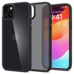 COPERTURA SPIGEN ULTRA HYBRID IPHONE 15 FROST BLACK