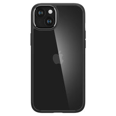 COPERTURA SPIGEN ULTRA HYBRID IPHONE 15 PLUS NERO OPACO