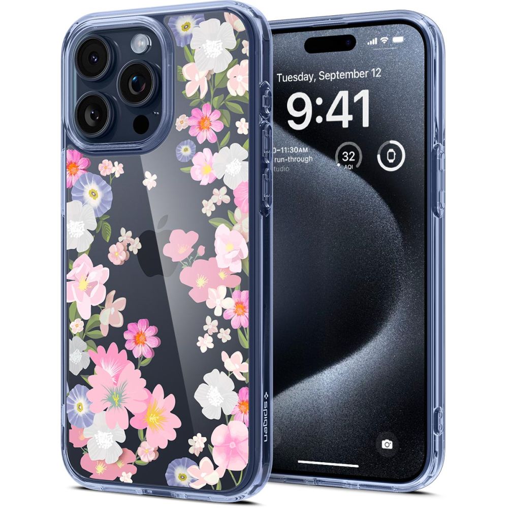 COPERTURA SPIGEN ULTRA HYBRID IPHONE 15 PRO BLOSSOM