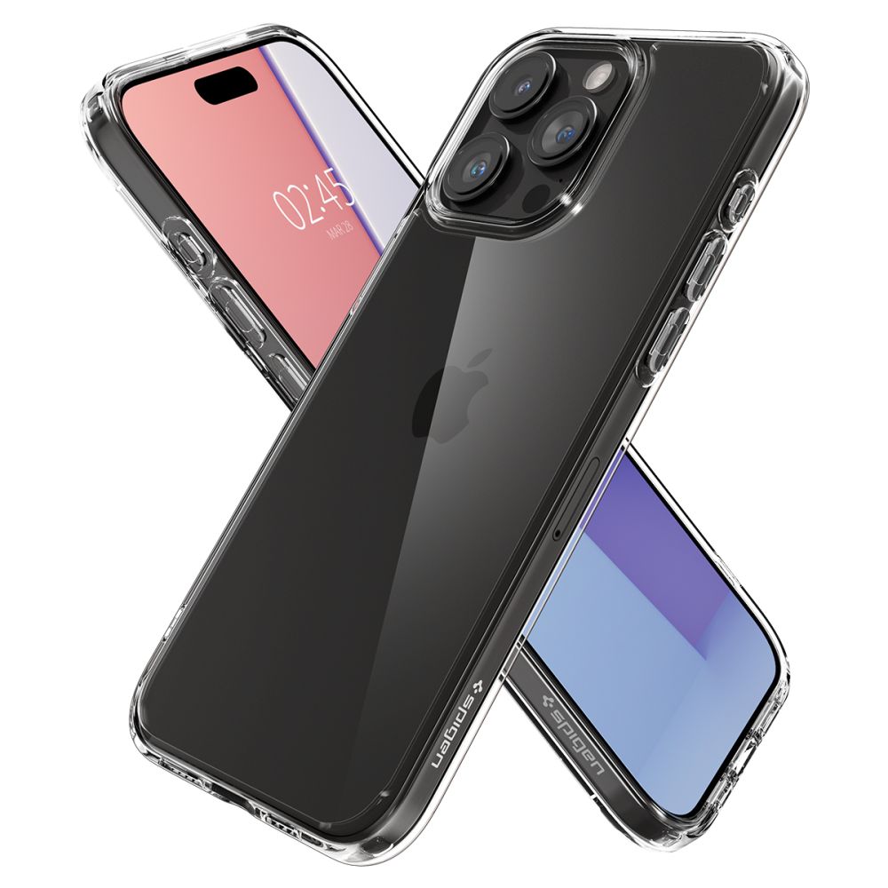 COPERTURA SPIGEN ULTRA HYBRID IPHONE 15 PRO CRYSTAL CLEAR