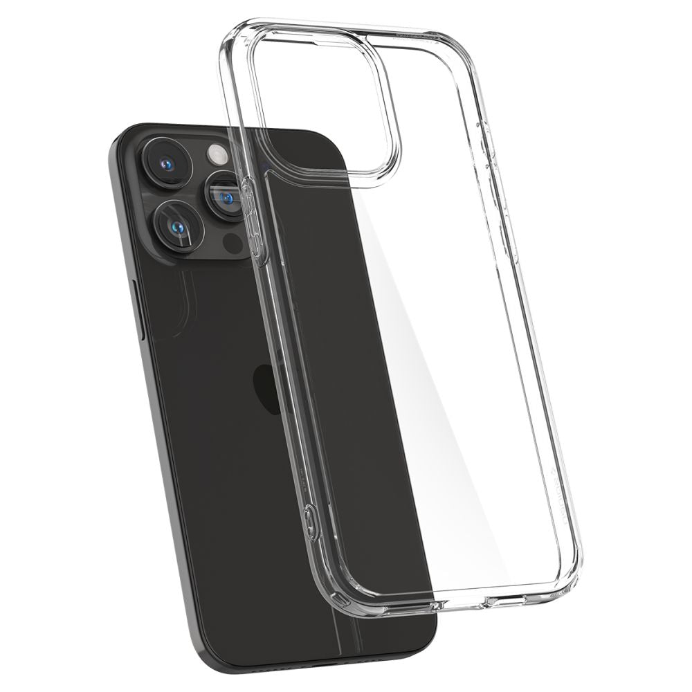 COPERTURA SPIGEN ULTRA HYBRID IPHONE 15 PRO MAX CRYSTAL CLEAR