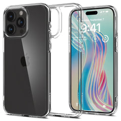 COPERTURA SPIGEN ULTRA HYBRID IPHONE 15 PRO MAX CRYSTAL CLEAR