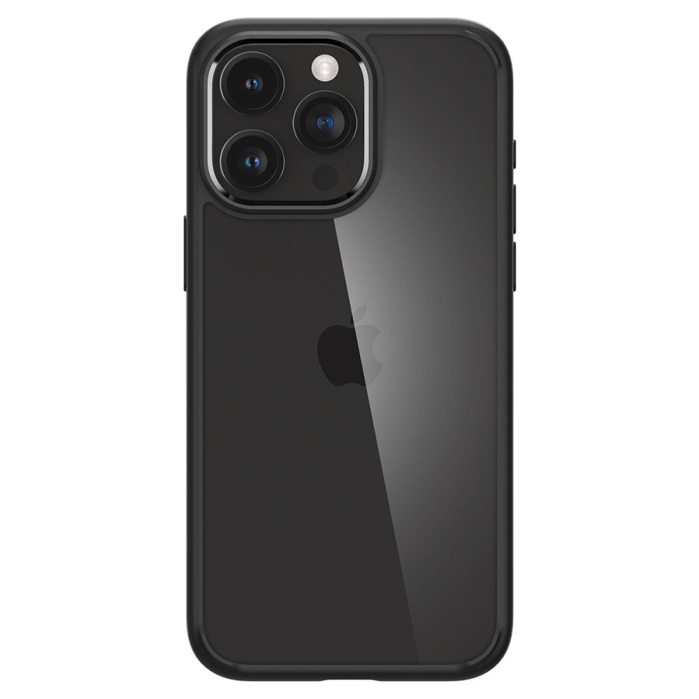 COPERTURA SPIGEN ULTRA HYBRID IPHONE 15 PRO MAX NERO OPACO