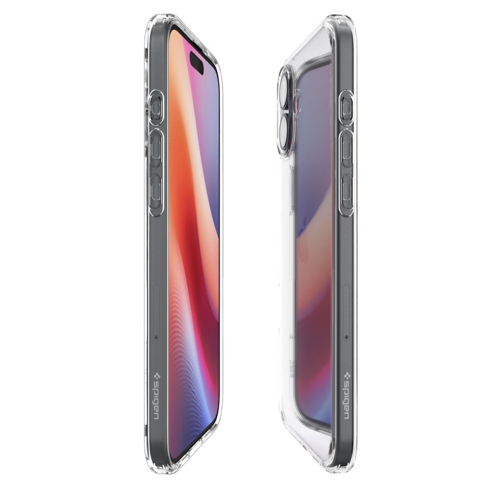 COPERTURA SPIGEN ULTRA HYBRID IPHONE 16 CRYSTAL CLEAR