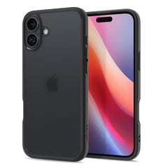 COPERTURA SPIGEN ULTRA HYBRID IPHONE 16 FROST BLACK