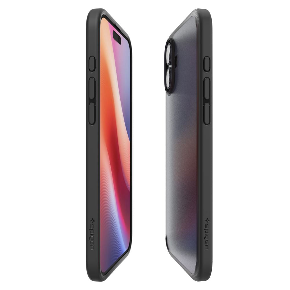 COPERTURA SPIGEN ULTRA HYBRID IPHONE 16 FROST BLACK