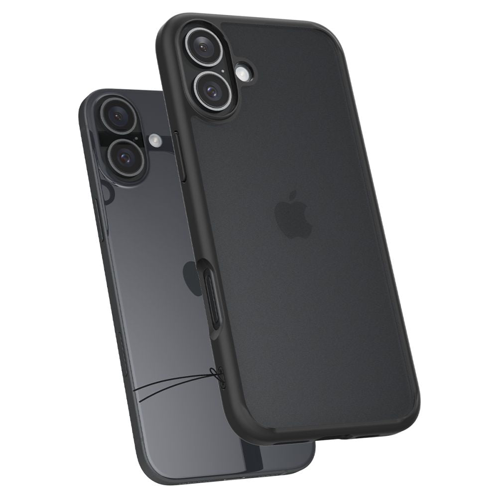 COPERTURA SPIGEN ULTRA HYBRID IPHONE 16 FROST BLACK