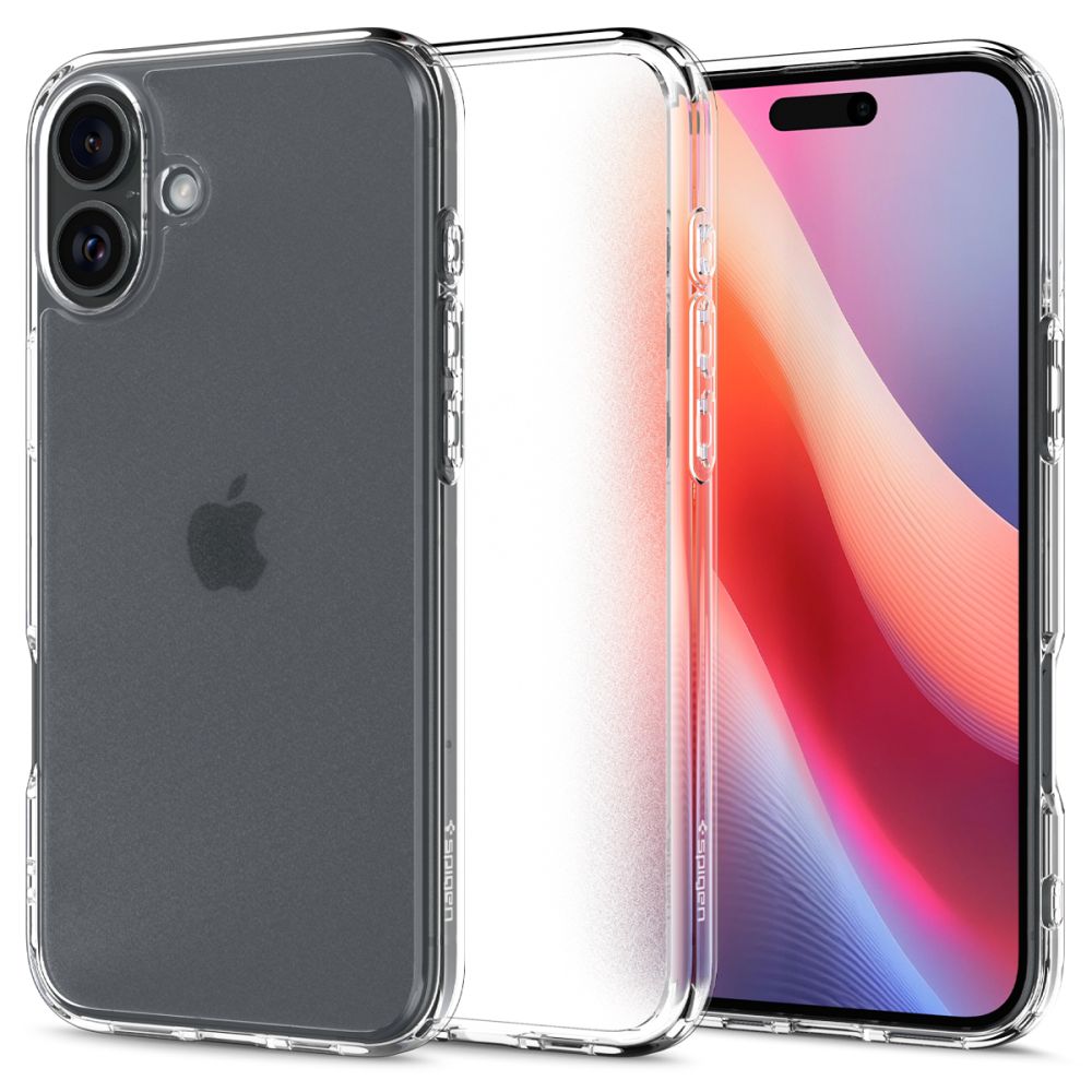 COPERTURA SPIGEN ULTRA HYBRID IPHONE 16 FROST CLEAR