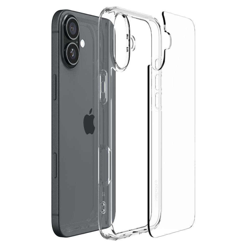 COPERTURA SPIGEN ULTRA HYBRID IPHONE 16 PLUS CRYSTAL CLEAR