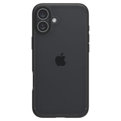 COPERTURA SPIGEN ULTRA HYBRID IPHONE 16 PLUS NERO OPACO