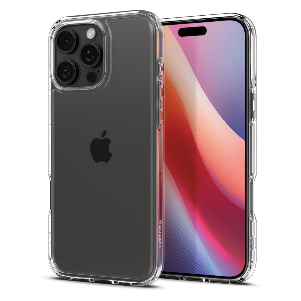 COPERTURA SPIGEN ULTRA HYBRID IPHONE 16 PRO CRYSTAL CLEAR