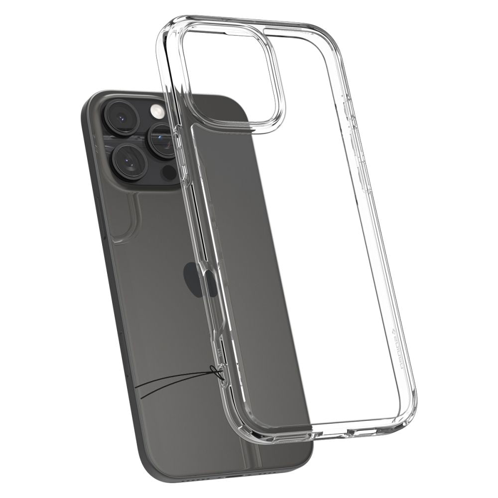 COPERTURA SPIGEN ULTRA HYBRID IPHONE 16 PRO CRYSTAL CLEAR