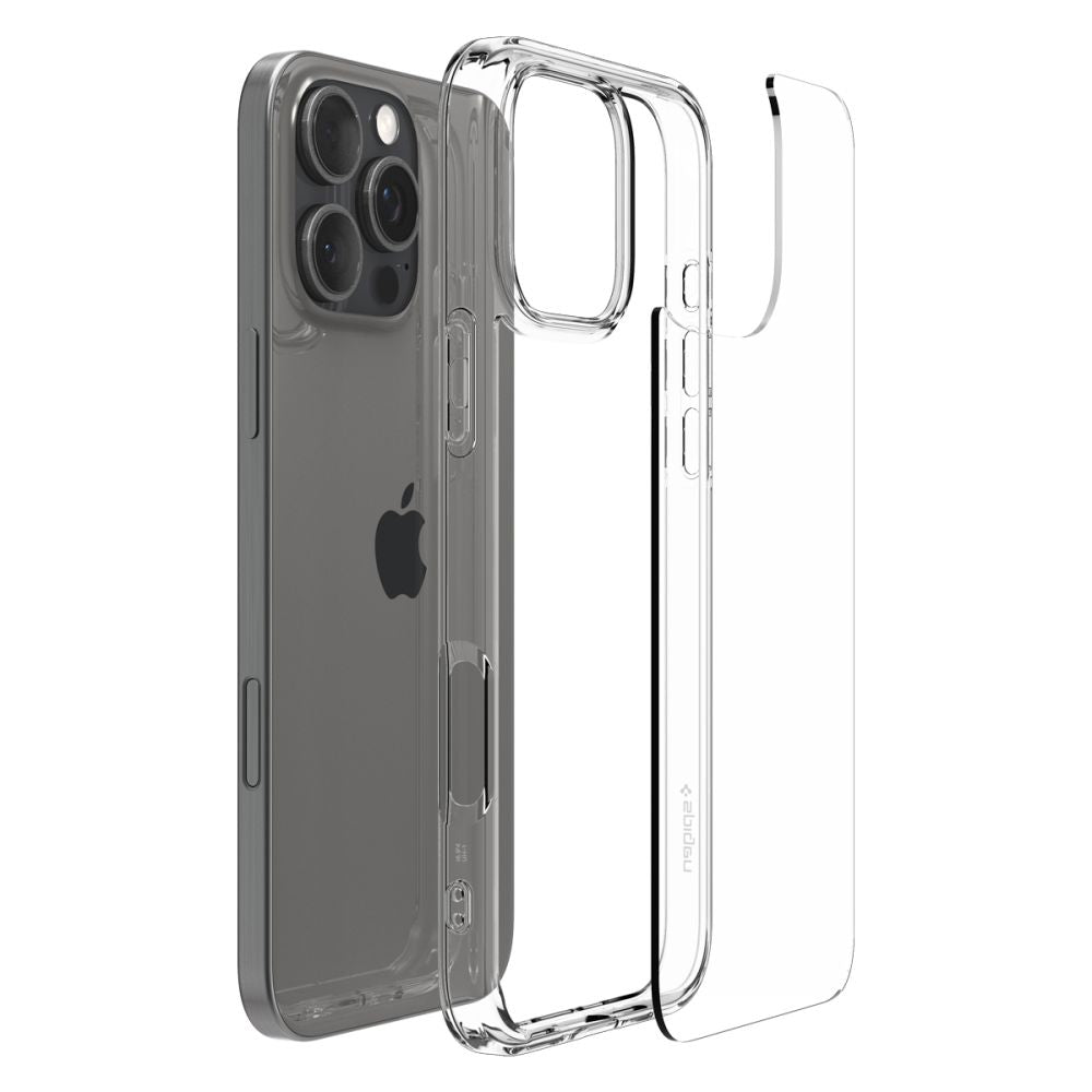 COPERTURA SPIGEN ULTRA HYBRID IPHONE 16 PRO CRYSTAL CLEAR