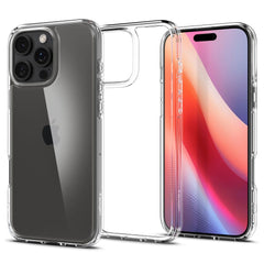 COPERTURA SPIGEN ULTRA HYBRID IPHONE 16 PRO CRYSTAL CLEAR
