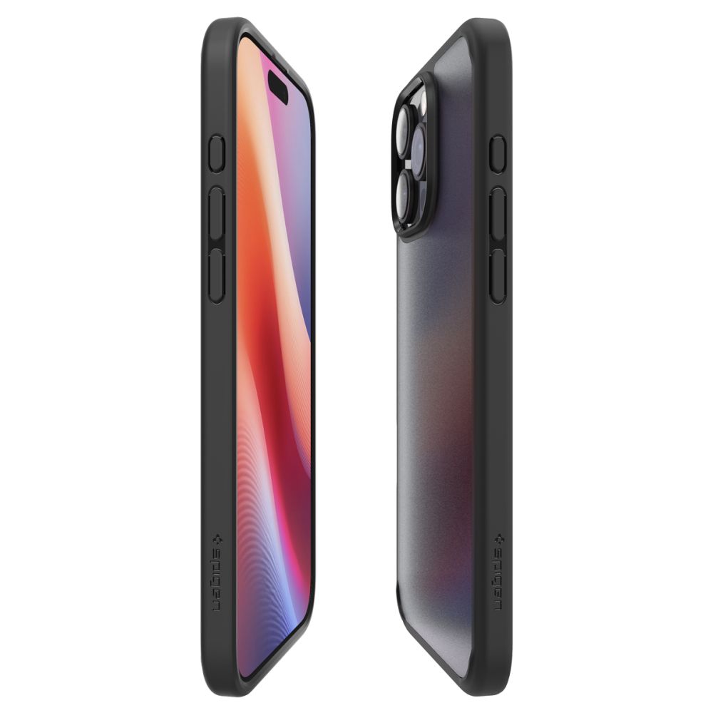 COPERTURA SPIGEN ULTRA HYBRID IPHONE 16 PRO FROST BLACK