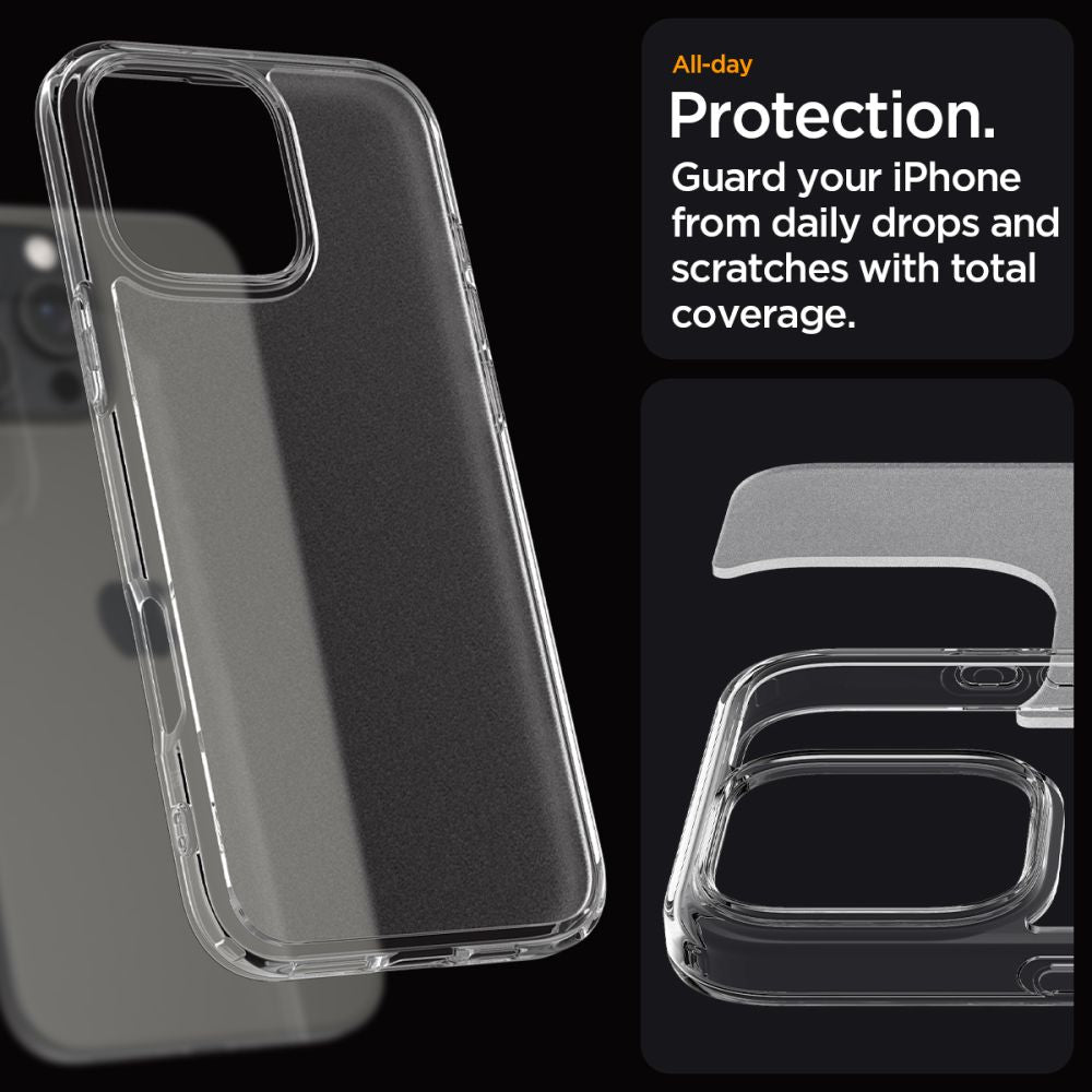 COPERTURA SPIGEN ULTRA HYBRID IPHONE 16 PRO FROST CLEAR