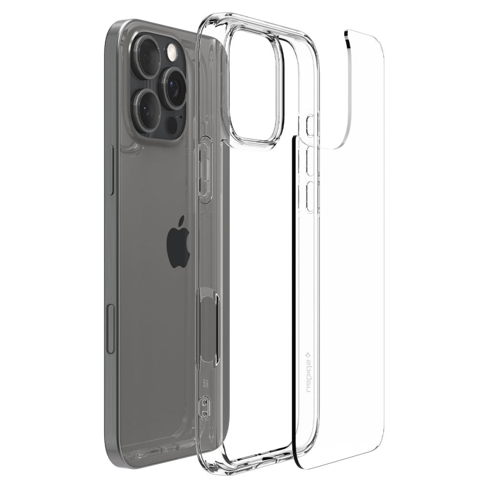 COPERTURA SPIGEN ULTRA HYBRID IPHONE 16 PRO MAX CRYSTAL CLEAR