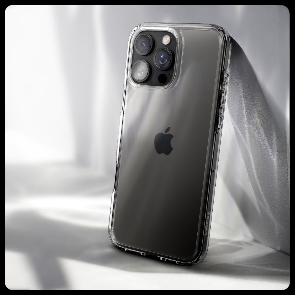 COPERTURA SPIGEN ULTRA HYBRID IPHONE 16 PRO MAX CRYSTAL CLEAR