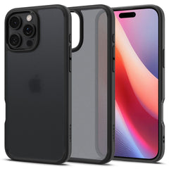 COPERTURA SPIGEN ULTRA HYBRID IPHONE 16 PRO MAX FROST BLACK