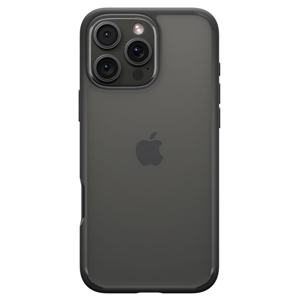 COPERTURA SPIGEN ULTRA HYBRID IPHONE 16 PRO MAX NERO OPACO
