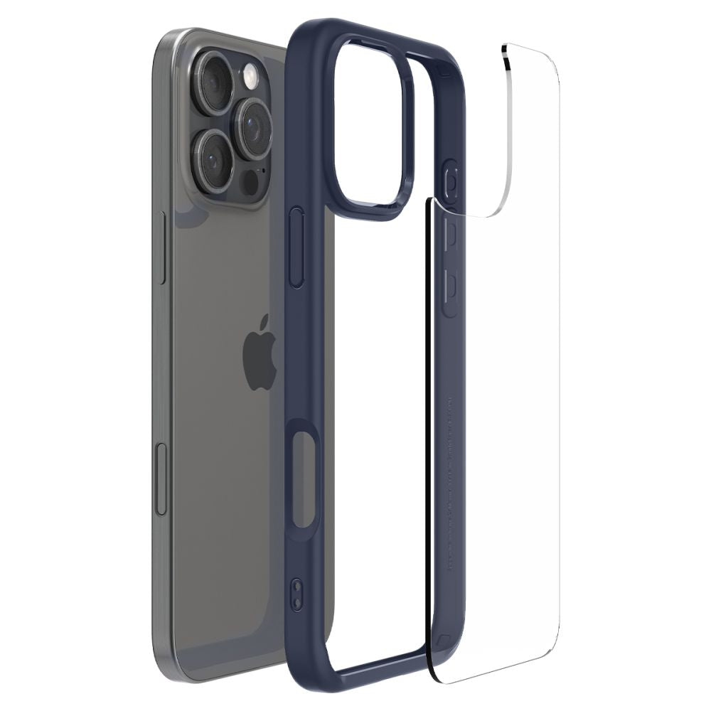 COPERTURA SPIGEN ULTRA HYBRID IPHONE 16 PRO MAX BLU NAVY