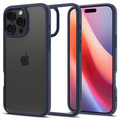 COPERTURA SPIGEN ULTRA HYBRID IPHONE 16 PRO MAX BLU NAVY