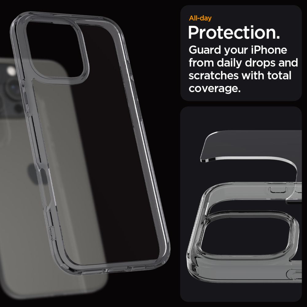COPERTURA SPIGEN ULTRA HYBRID IPHONE 16 PRO MAX SPACE CRYSTAL