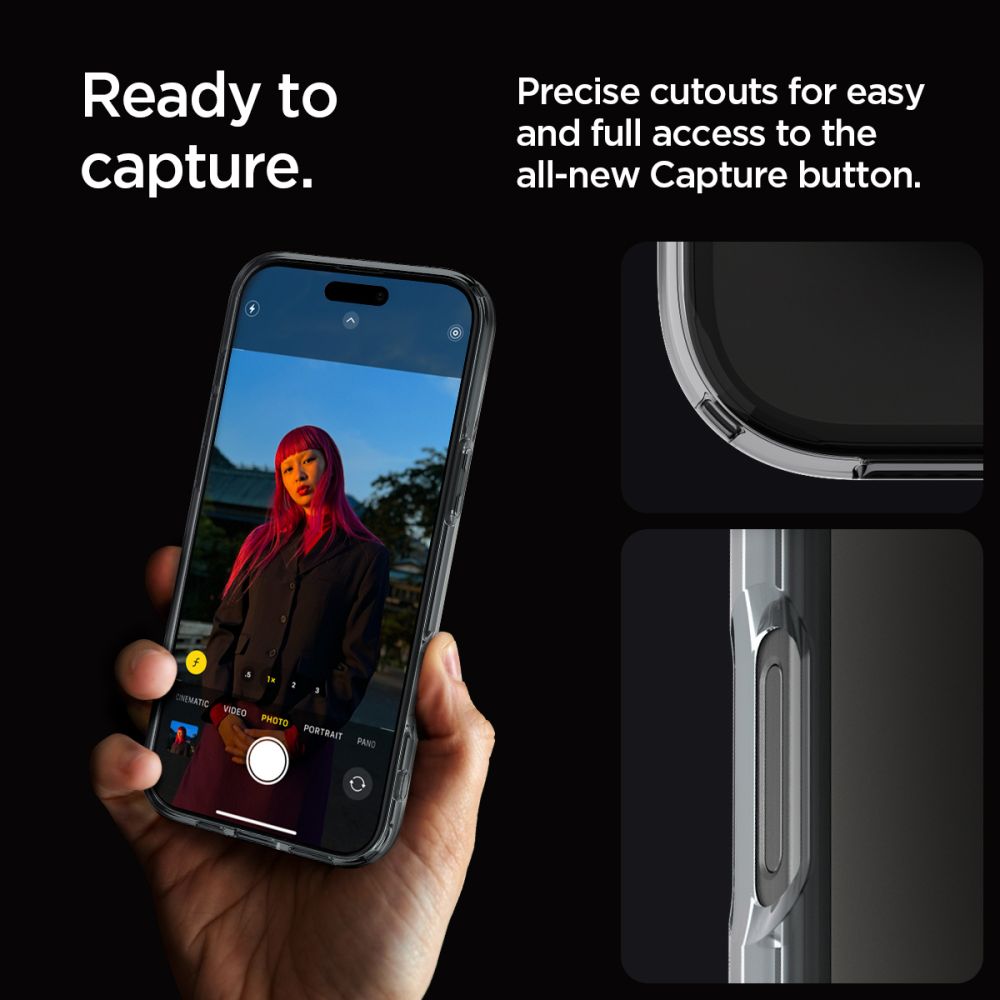 COPERTURA SPIGEN ULTRA HYBRID IPHONE 16 PRO MAX SPACE CRYSTAL