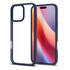 COPERTURA SPIGEN ULTRA HYBRID IPHONE 16 PRO BLU NAVY