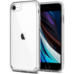 CUSTODIA SPIGEN ULTRA HYBRID IPHONE 7/8/SE 2020 / SE 2022 CRYSTAL CLEAR