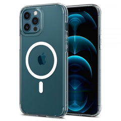 COPERTURA SPIGEN ULTRA HYBRID MAG IPHONE 12 PRO MAX BIANCA