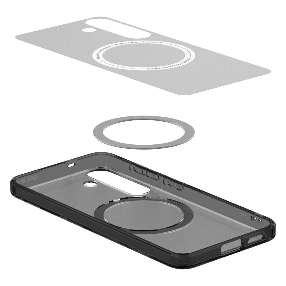 COPERTURA SPIGEN ULTRA HYBRID MAG MAGSAFE GALAXY S25 FROST BLACK