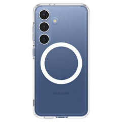 COPERTURA SPIGEN ULTRA HYBRID MAG MAGSAFE GALAXY S25+ PLUS TRASPARENTE/BIANCA