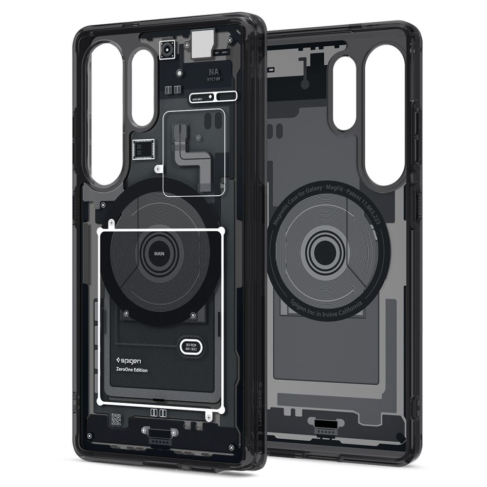 COPERTURA SPIGEN ULTRA HYBRID MAG MAGSAFE GALAXY S25 ULTRA ZERO ONE NERA