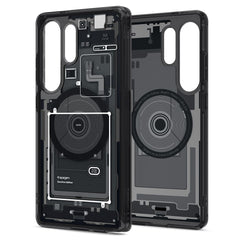 COPERTURA SPIGEN ULTRA HYBRID MAG MAGSAFE GALAXY S25 ULTRA ZERO ONE NERA