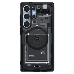 COPERTURA SPIGEN ULTRA HYBRID MAG MAGSAFE GALAXY S25 ULTRA ZERO ONE NERA