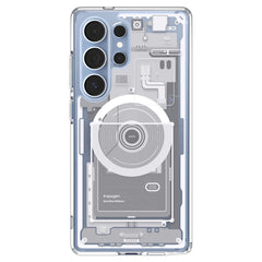 COPERTURA SPIGEN ULTRA HYBRID MAG MAGSAFE GALAXY S25 ULTRA ZERO ONE BIANCA