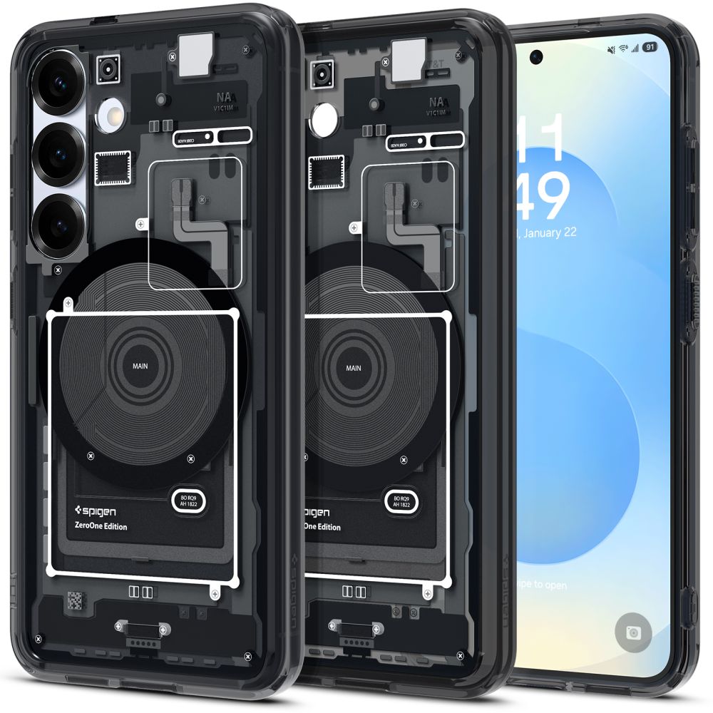 COPERTURA SPIGEN ULTRA HYBRID MAG MAGSAFE GALAXY S25 ZERO ONE NERA