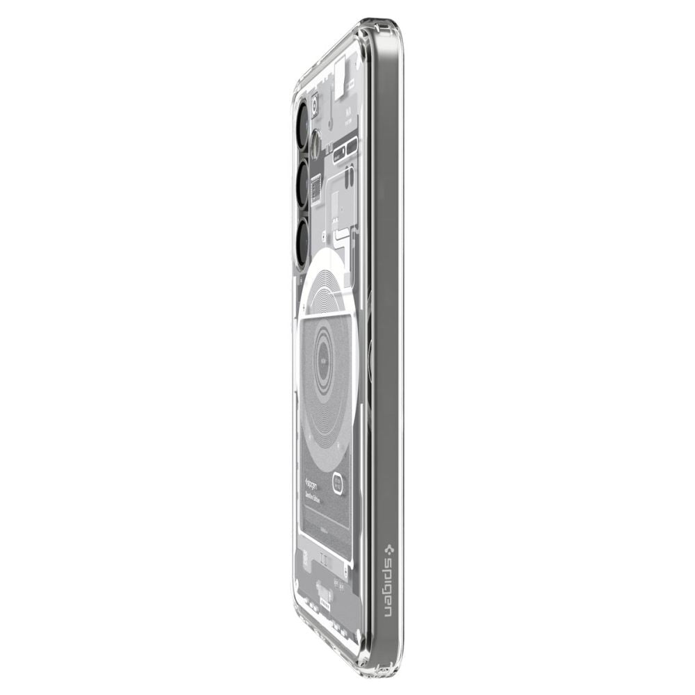 COPERTURA SPIGEN ULTRA HYBRID MAG MAGSAFE GALAXY S25 ZERO ONE BIANCA