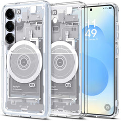 COPERTURA SPIGEN ULTRA HYBRID MAG MAGSAFE GALAXY S25 ZERO ONE BIANCA