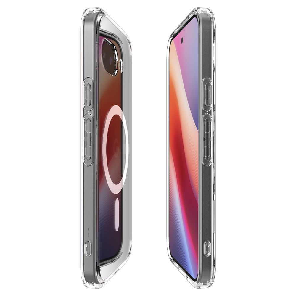 COPERTURA SPIGEN ULTRA HYBRID MAG MAGSAFE GOOGLE PIXEL 9A TRASPARENTE/BIANCA