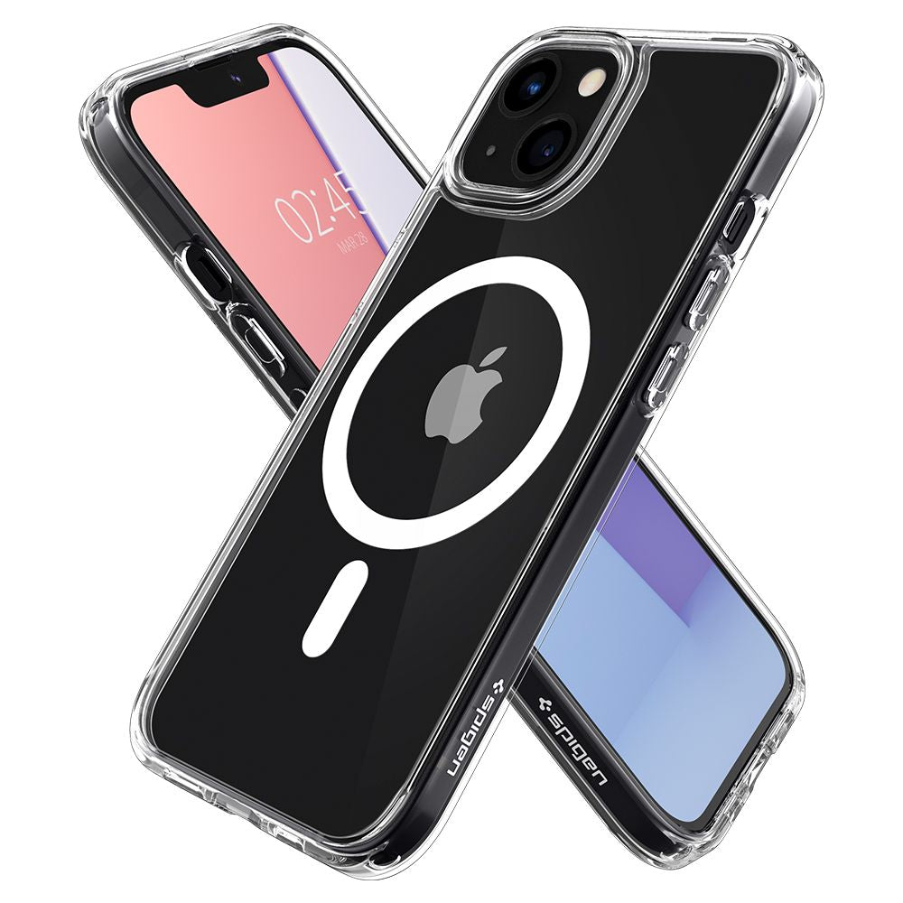 COPERTURA SPIGEN ULTRA HYBRID MAG MAGSAFE IPHONE 13 MINI BIANCA