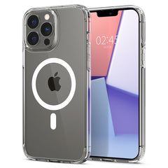 COPERTURA SPIGEN ULTRA HYBRID MAG MAGSAFE IPHONE 13 PRO MAX BIANCA