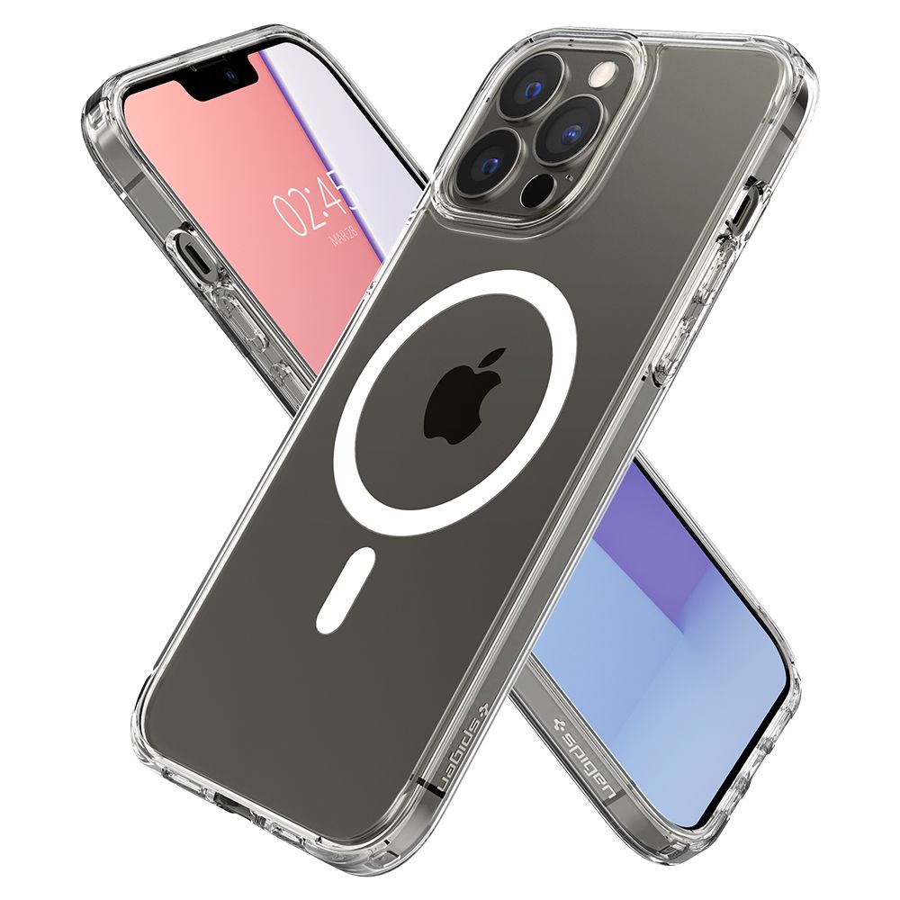 COPERTURA SPIGEN ULTRA HYBRID MAG MAGSAFE IPHONE 13 PRO BIANCA