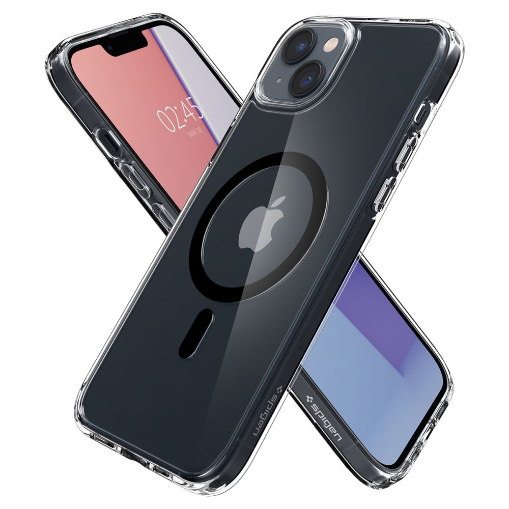 COPERTURA SPIGEN ULTRA HYBRID MAG MAGSAFE IPHONE 14 PLUS NERA
