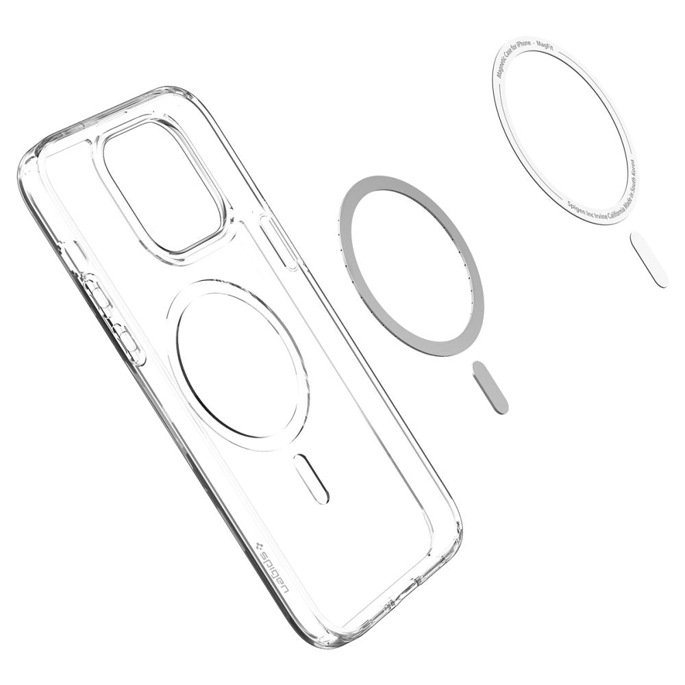 COPERTURA SPIGEN ULTRA HYBRID MAG MAGSAFE IPHONE 14 PRO MAX BIANCA